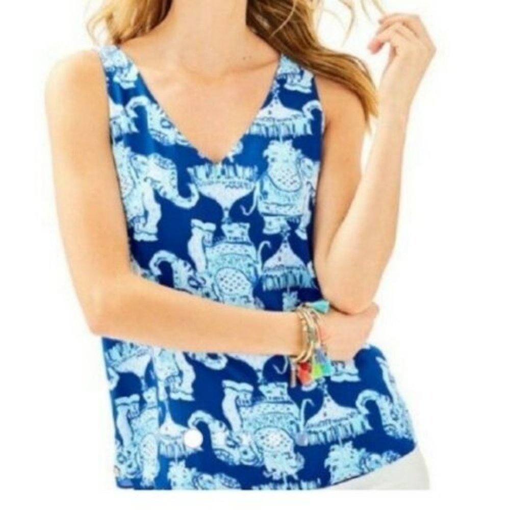 Lilly Pulitzer Florin Reversible Top - Size XS - NWT